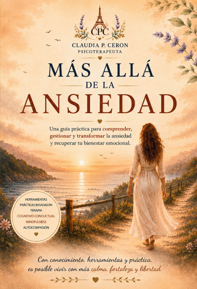 Cover of Más Allá de la Ansiedad by Claudia P. Ceron